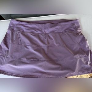 Pink lulu lemon tennis pace skirt 12 long